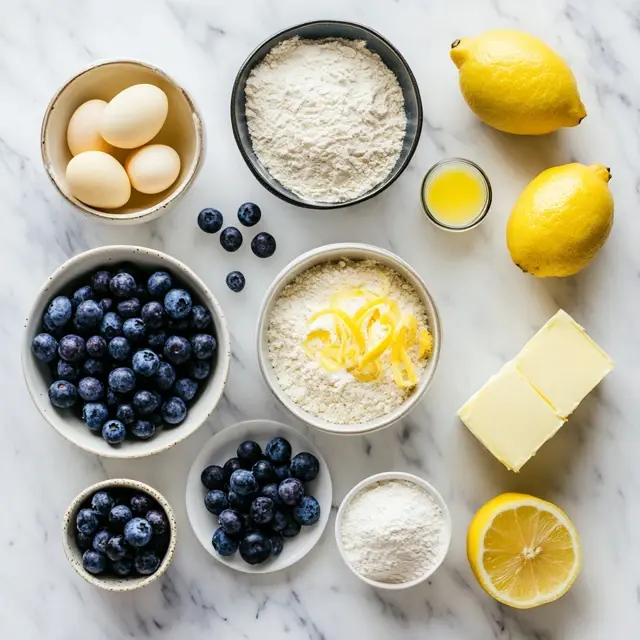 Blueberry Lemon Cookie Recipe: Easy, Zesty & Chewy Favorite blueberry lemon cookie recipe Ingredients for blueberry lemon cookies on a countertop