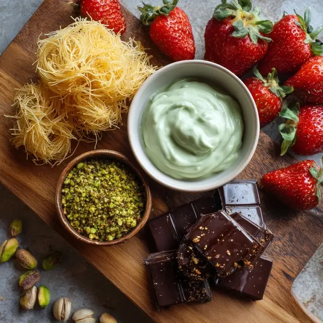 Dubai Chocolate Covered Strawberries – Luxurious & Viral Treat Dubai Chocolate Covered Strawberries Ingredients for Dubai chocolate strawberry cups
